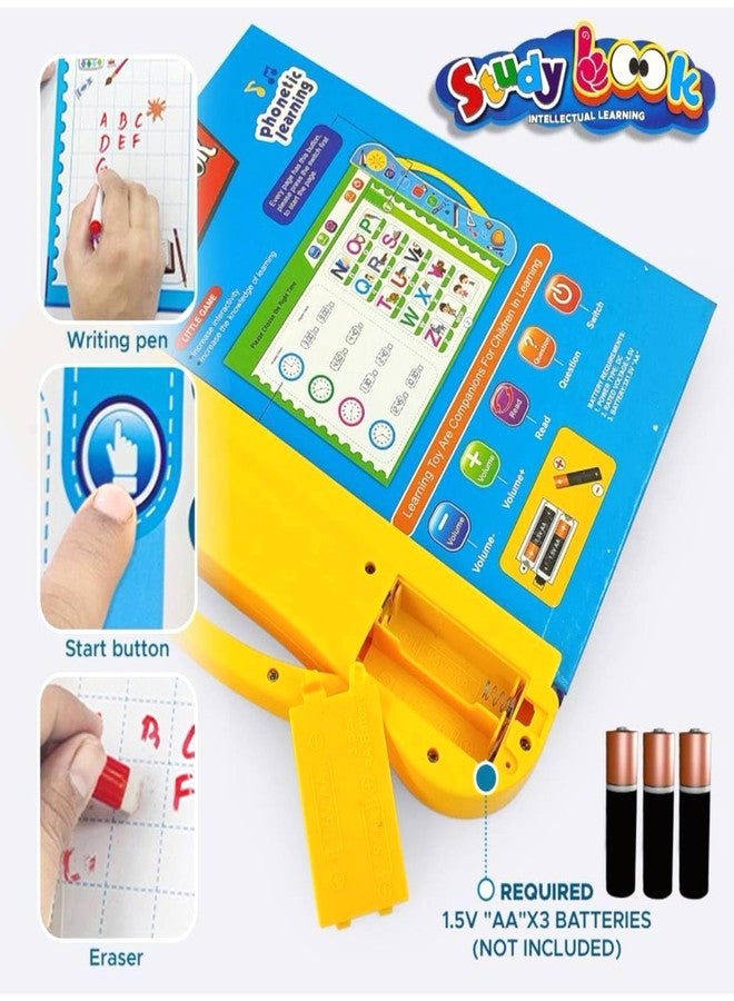 VIVATRA Electronic Educational Musical Phonetic Learning Interactive Children's ABC Letters, Words, Numbers, Shapes, Sound Colorful Talking Book for 0-3 Year Kids - Image 2